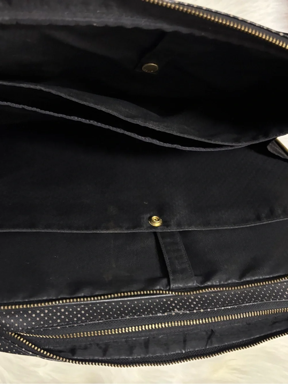 Black Men's  Tous Carry-All Briefcase‎ Bag